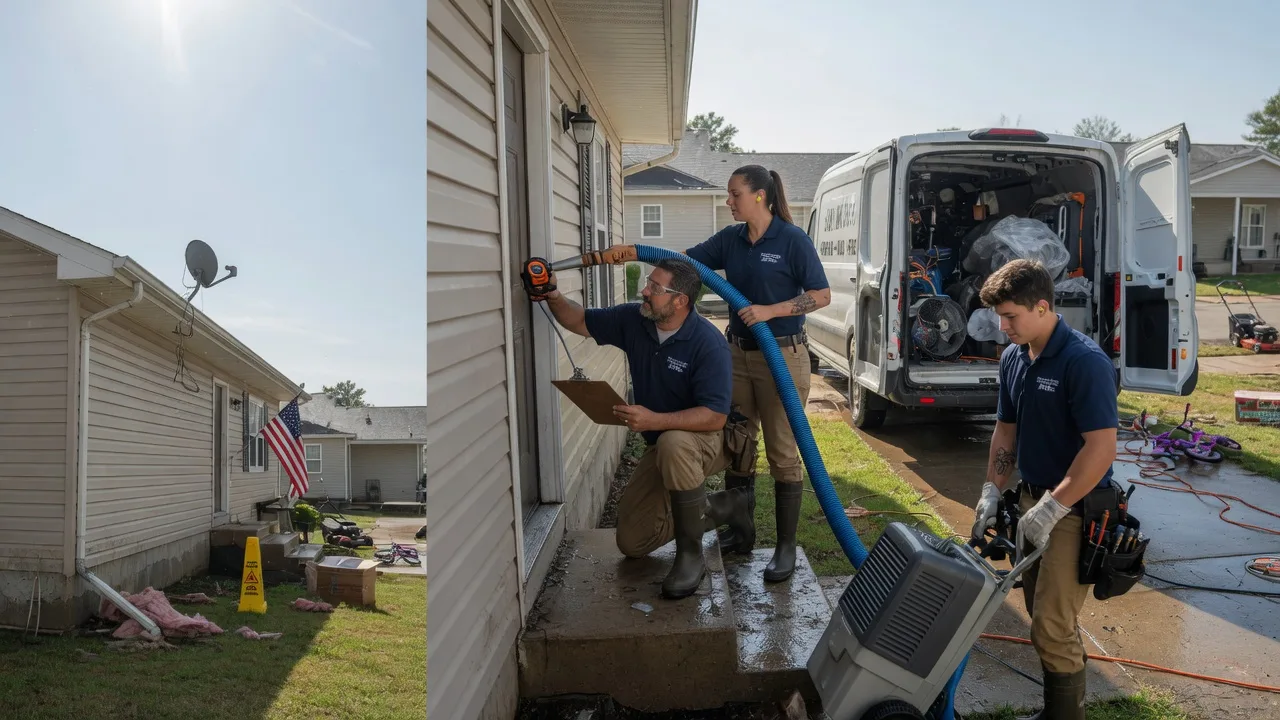 Ceiling Water Damage Restoration in Mccurtain, OK near me